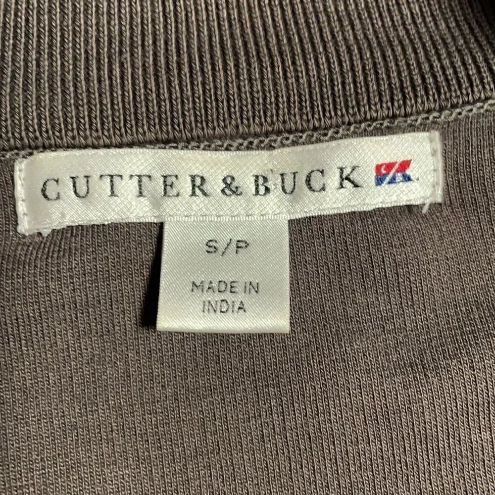 Cutter & Buck 100% Supima cotton fine rib zip jacket with zip pockets size S/P - Picture 8 of 11